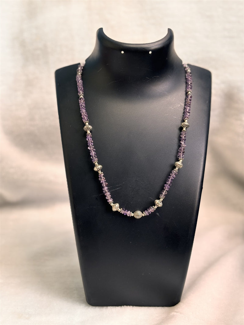 Amethyst Lavender Faceted Necklace