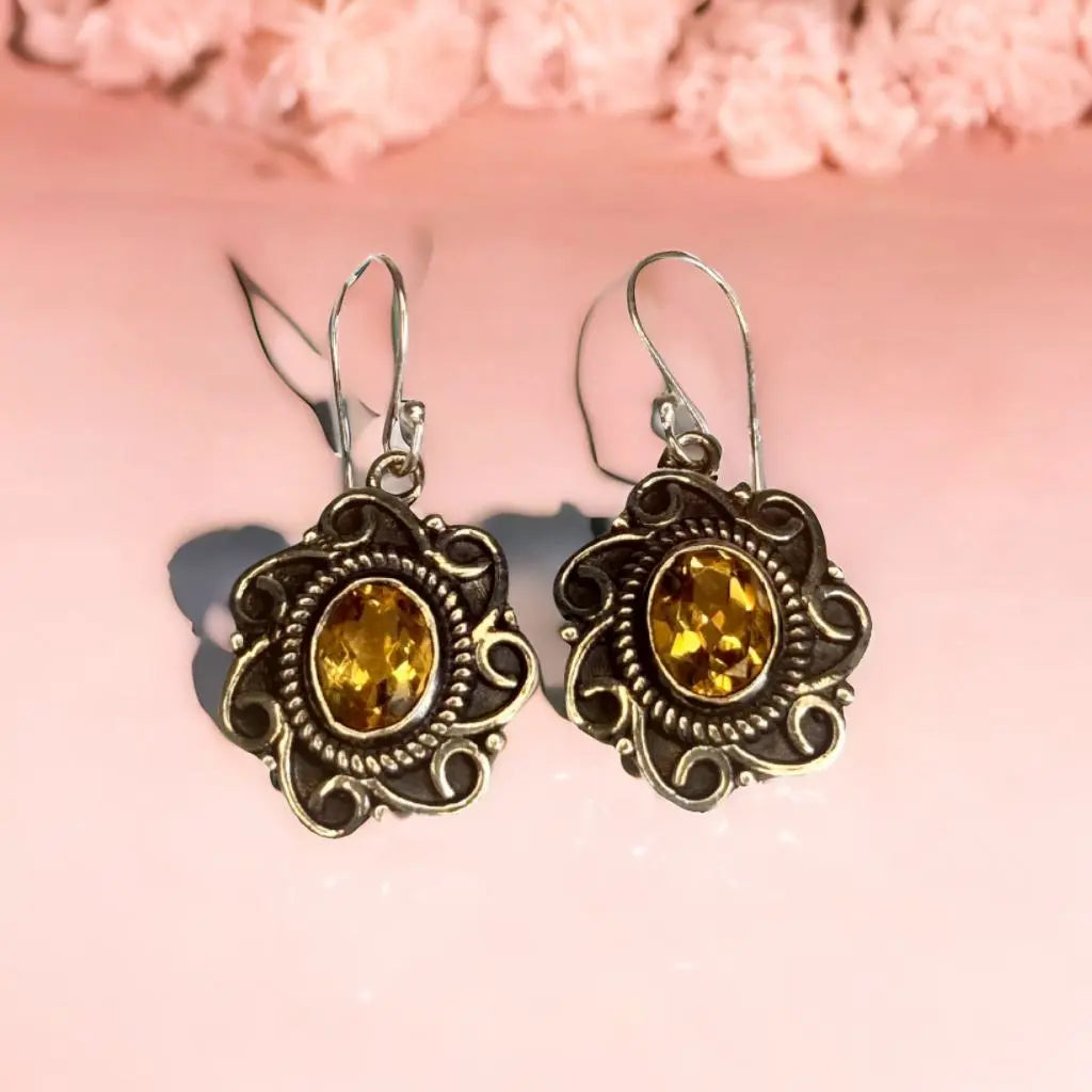 Citrine Earrings My Store