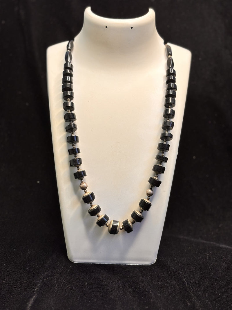 Onyx Black Round Shaped Necklace