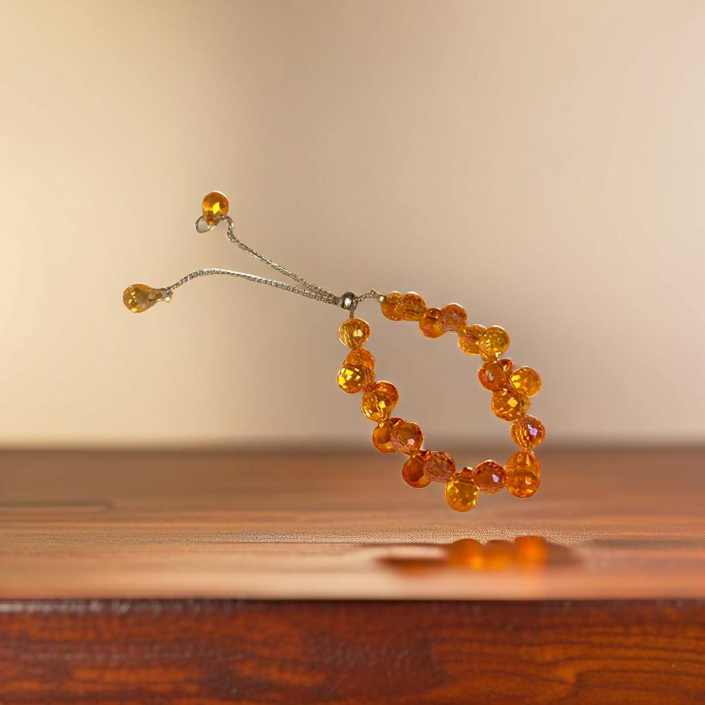 Orange Crystal Bracelet