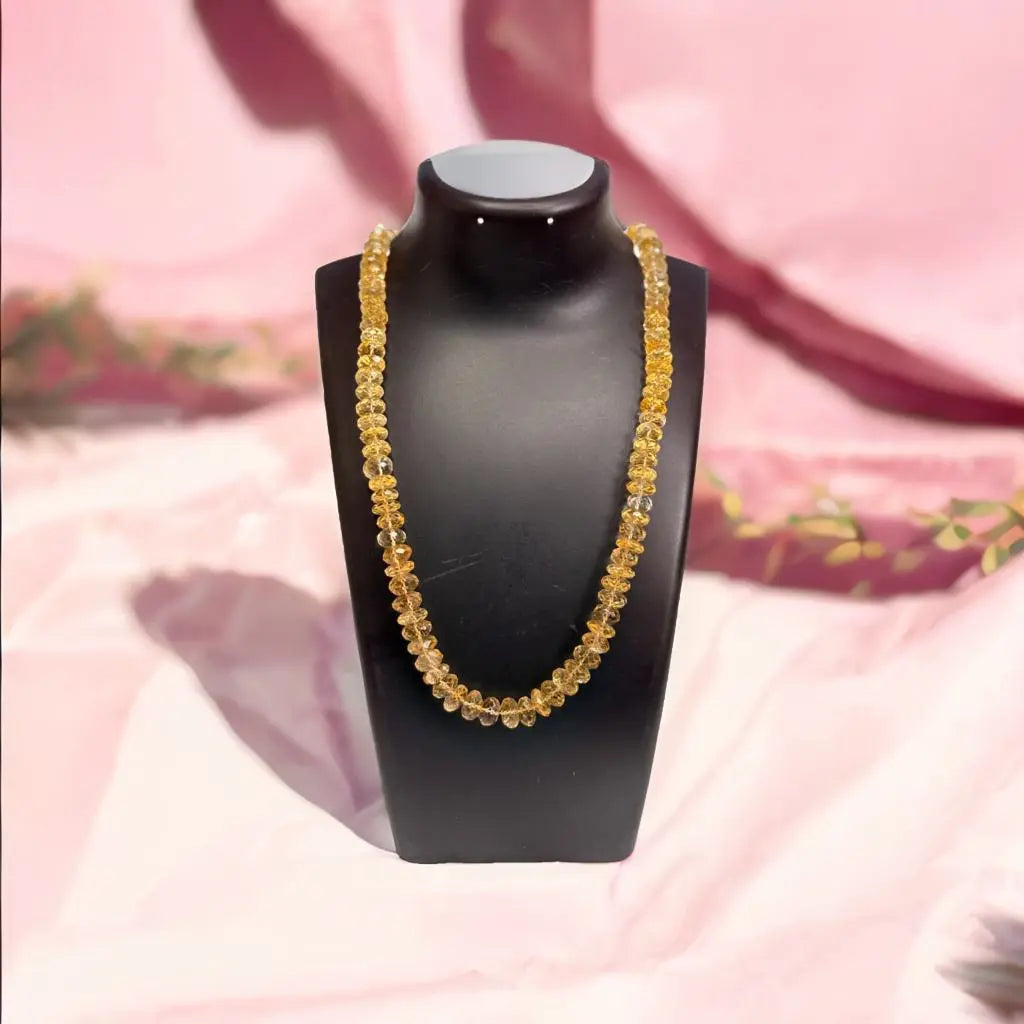 Citrine Necklace (Big Size Stones) My Store