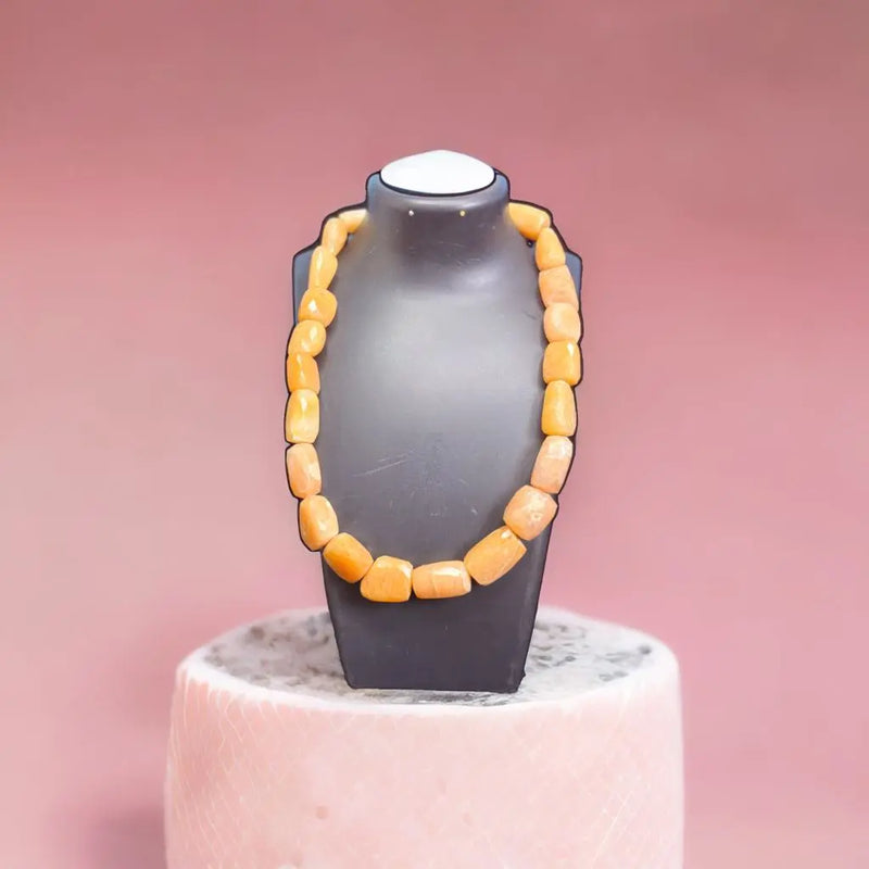 Flourite Orange Necklace My Store