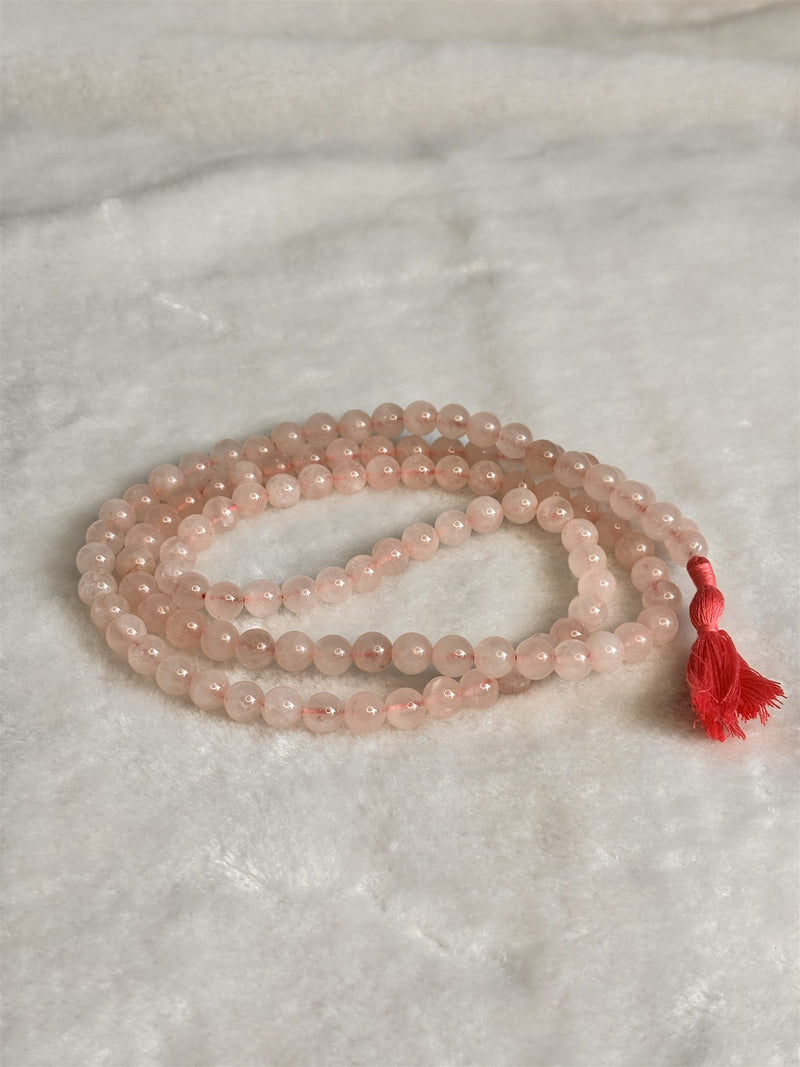 Rose Quartz Prayer Mala