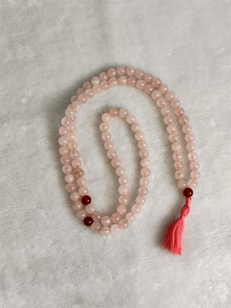 Rose Quartz with Akik Tezbi