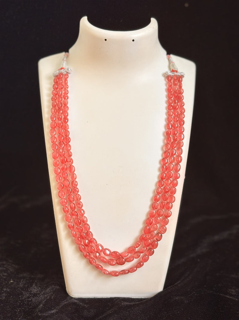 Ruby Burma Oval Necklace