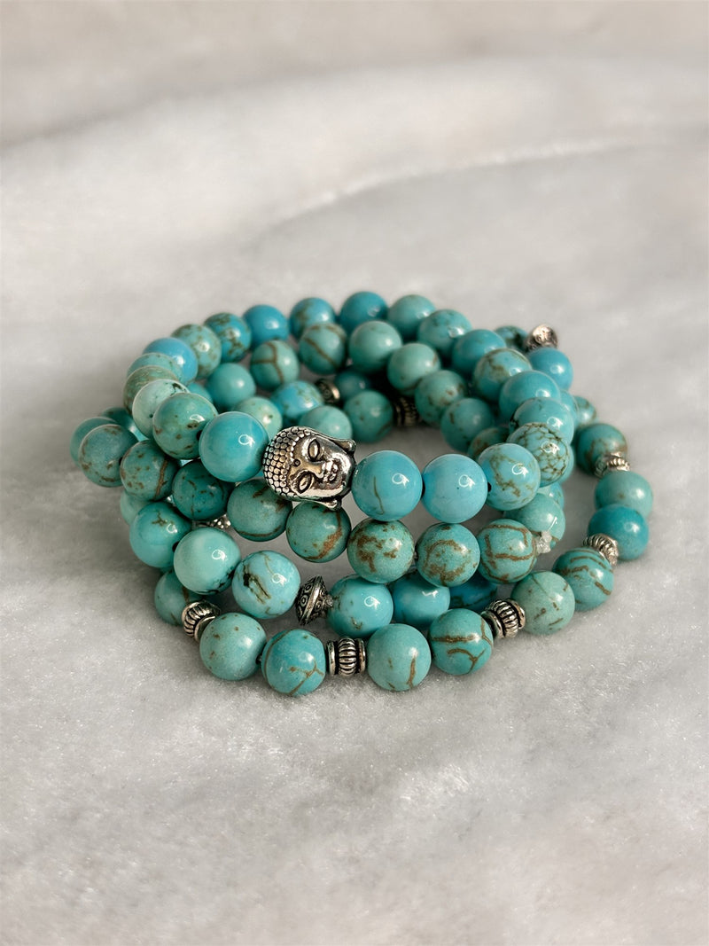 Turquoise Buddha Wrap Bracelet